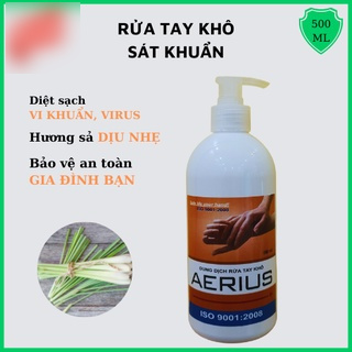 Cục Quản lý Dược cảnh báo mẫu “Dung dịch rửa tay khô Aerius chai 500ml” nghi ngờ là mỹ phẩm giả