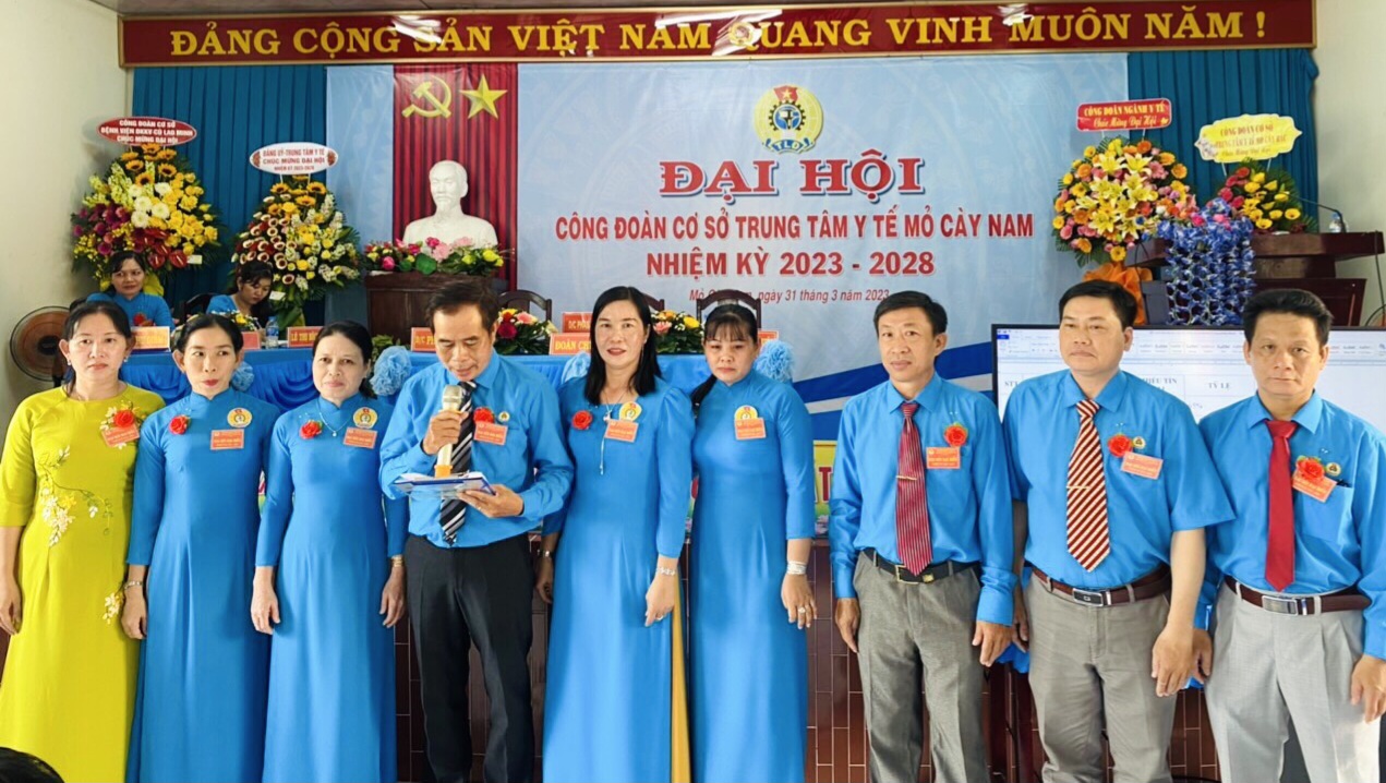 Ban Chấp hành CĐCS Trung tâm Y tế huyện Mỏ Cày Nam nhiệm kỳ 2023 - 2028