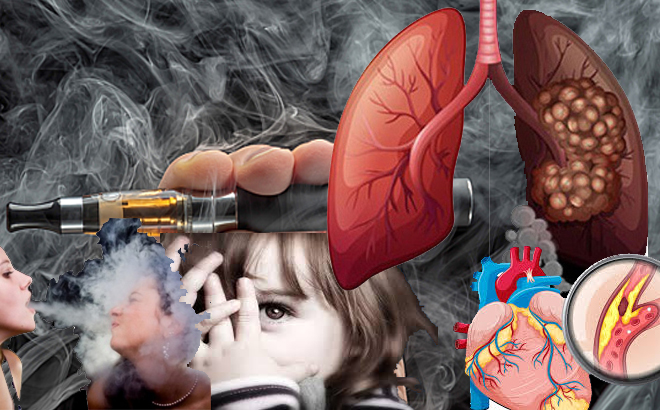 Ảnh hưởng của thuốc lá điện tử, thuốc lá nung nóng