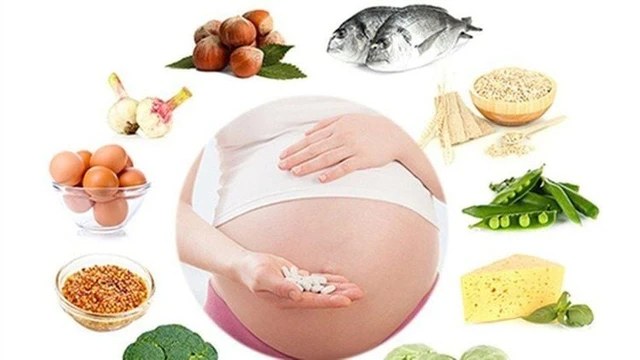 Trong thời kỳ mang thai, nhu cầu về sắt và acid folic tăng lên rất cao nên hầu hết phụ nữ bị thiếu máu do thiếu sắt.