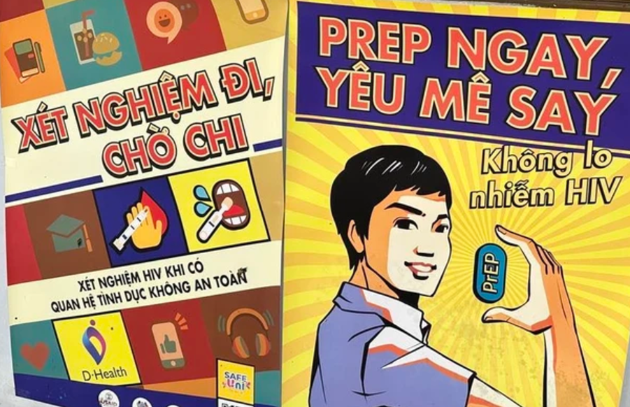 Một hình thức truyền thông về HIV nâng cao kiến thức cho cộng đồng.