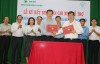 Bí thư Tỉnh ủy Phan Văn Mãi (thứ 2, từ trái sang) tại lễ ký kết bản ghi nhớ giữa Giám đốc Bệnh viện Chợ Rẫy Nguyễn Tri Thức - Giám đốc Bệnh viện Nguyễn Đình Chiểu Trình Minh Hiệp