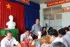 Ông Ngô Văn Tán – TUV, Giám đốc Sở Y tế phát biểu chỉ đạo tại buổi làm việc
