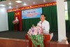 Đ/c Nguyễn Thanh Tiến - Chi cục trưởng Chi cục DS-KHHGĐ báo cáo chuyên đề về công tác dân số trong tình hình mới