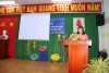 Bs Lê Thị Hồng Liên - Phó giám đốc BV YHCT phát biểu tại Hội nghị