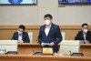 Bộ trưởng Bộ Y tế Nguyễn Thanh Long phát biểu tại cuộc họp Thường trực Chính phủ sáng 24/02/2021