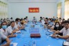 Quang cảnh cuộc họp trực tuyến đầu cầu Bến Tre