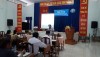 Ông Lê Văn Khoa - Giám đốc Trung tâm Y tế huyện Chợ Lách phát biểu tại hội nghị