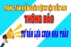 Thông báo tư vấn lựa chọn nhà thầu qua mạng gói thầu xây lắp