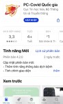 Để cập nhật phiên bản mới, người dùng thiết bị chạy hệ điều hành iOS và Android hiện chỉ cần vào các kho ứng dụng App Store hoặc CH Play, gõ “PC-Covid” trong khung tìm kiếm, chọn “PC-Covid Quốc gia” và bấm "Cập nhật".