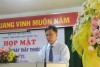 Giám đốc CDC Bến Tre Nguyễn Hữu Định ôn lại truyền thống xây dựng và phát triển, nêu bật những thành tích trong năm 2021 của đơn vị
