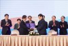Thủ tướng Phạm Minh Chính chứng kiến lễ ký kết Chương trình phối hợp giữa Bộ Giáo dục và Đào tạo và Bộ Y tế về công tác y tế trường học, chăm sóc sức khỏe trẻ em, học sinh, sinh viên giai đoạn 2022-2026. Ảnh: Dương Giang