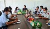 Đoàn thanh tra liên ngành kiểm tra ATVSTP tại một cơ sở kinh doanh