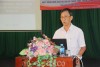 Giám đốc CDC Bến Tre Nguyễn Hữu Định báo cáo tình hình bệnh dại tại Bến Tre