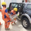 Công tác diễn tập cứu chữa người bị nạn