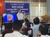Ông Nguyễn Ngữ, UVBCH TW Hội Đông y Việt Nam, Chủ tịch Hội Đông y Gia Lai tham luận về giá trị của Ngư tiều y thuật vấn đáp của Danh nhân Nguyễn Đình Chiểu
