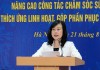 Quyền Bộ trưởng Bộ Y tế Đào Hồng Lan phát biểu tại hội nghị.