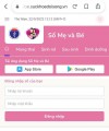 Phiên bản giao diện "Sổ mẹ và bé" điện tử tại địa chỉ somevabe.suckhoedoisong.vn