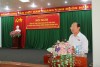 Đồng chí Ngô Văn Tán - Bí thư Đảng ủy Sở Y tế phát biểu chỉ đạo Hội nghị.