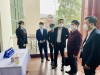 Đoàn công tác của Bộ Y tế kiểm tra công tác kiểm dịch y tế quốc tế tại cửa khẩu Quốc tế Lào Cai.