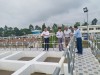 Đoàn công tác CDC kiểm tra, giám sát chất lượng nước sạch.