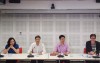 Các chuyên gia tham gia buổi trả lời báo chí về công tác phòng chống dịch COVID-19 chiều 8/5.