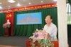 Đồng chí Ngô Văn Tán - Giám đốc Sở Y tế, Bí thư Đảng ủy Sở Y tế phát biểu tại Lễ phát động.