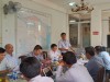 Lãnh đạo CDC báo cáo với đoàn kiểm tra 849 của BTV Tỉnh ủy.