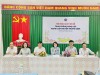 PGS.TS Nguyễn Thị Liên Hương (thứ ba từ phải sang) - Thứ trưởng Bộ Y tế chủ trì thảo luận tại hội nghị.