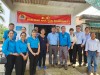 Chị Trần Thị Vinh đứng thứ 8 từ phải sang.