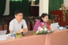 Ông Phan Văn Toàn - Phó Vụ trưởng Vụ Bảo hiểm Y tế phát biểu tại buổi làm việc.