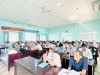 Cán bộ tham gia tập huấn.