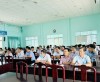 Quang cảnh hội nghị sơ kết công tác Y tế 6 tháng đầu năm.