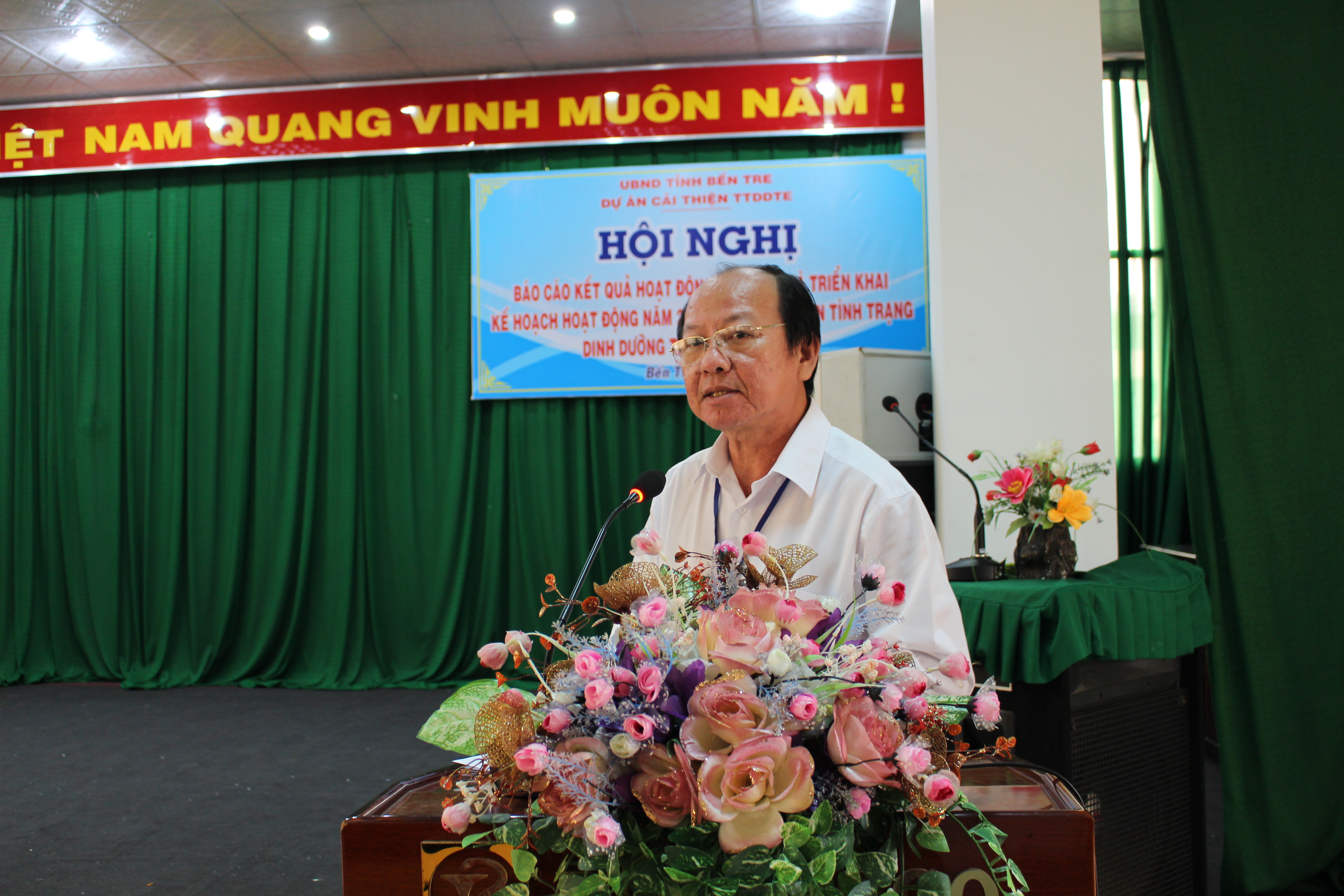 ThS. Bs Ngô Văn Tán - TUV, Giám đốc Sở Y tế phát biểu chỉ đạo tại Hội nghị