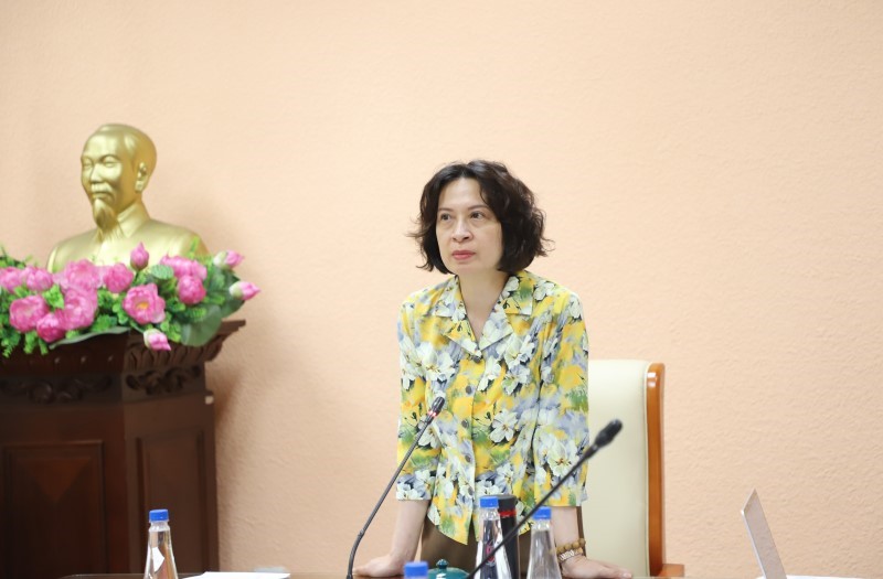 PGS.TS Nguyễn Thị Liên Hương, Thứ trưởng Bộ Y tế phát biểu.